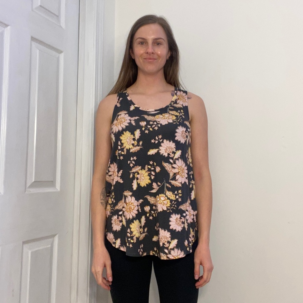 Floral tank top